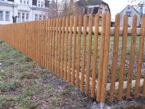 Dřevo v zahradě - ploty