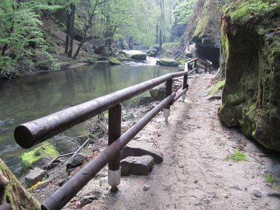 Uzavření turistické stezky Mezná - Mezní můstek 