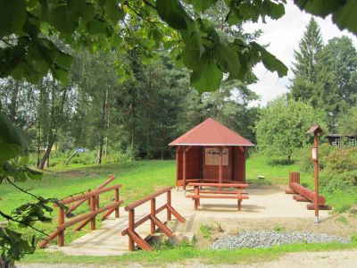 Turistické odpočinkové místo v Mařenicích